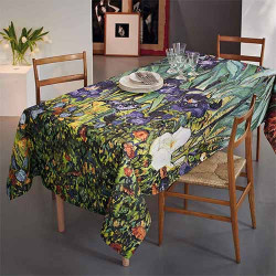 Nappe Iris rectangulaire BlanClarence®