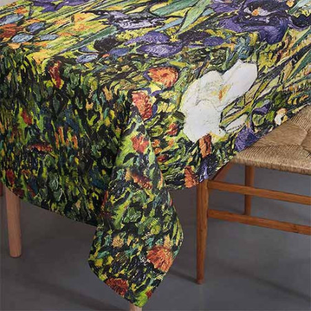Nappe Iris rectangulaire BlanClarence®