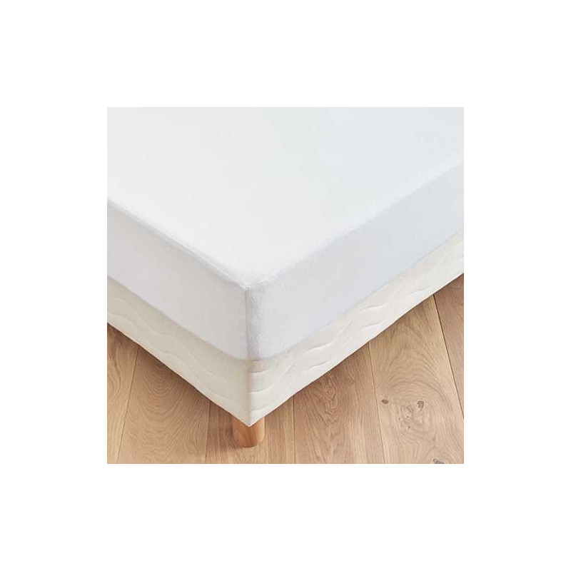 Protège-matelas imperméable en molleton BlanClarence®
