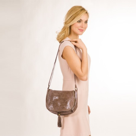 Sac à main cuir «shiny»