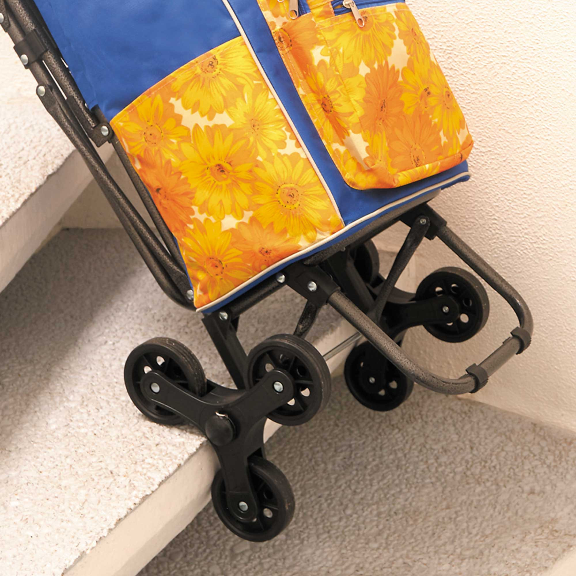 Chariot De Courses Isotherme 32 L Turquoise - Collection KINVARA - Sac Thermique Avec Roues Pour Supermarché, Plage - 7