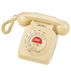 Téléphone rétro amplifié