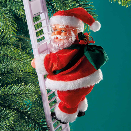 Père Noël grimpeur
