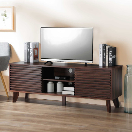 Meuble TV à portes coulissantes
