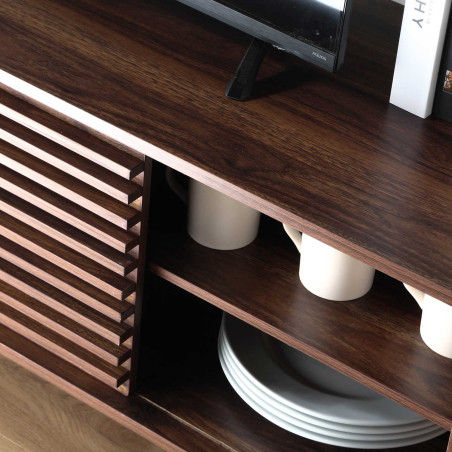 Meuble TV à portes coulissantes