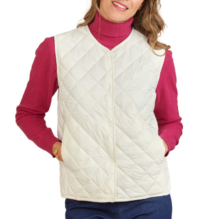 Les 2 doudounes  sans manches