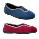 Chaussons-ballerines velours