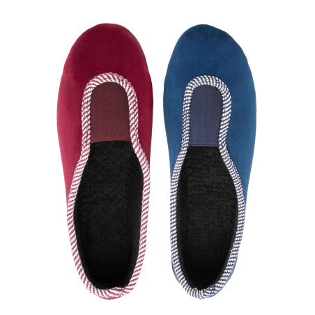 Chaussons-ballerines velours