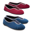 Chaussons-ballerines velours