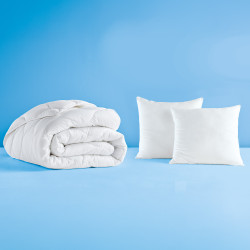 Couette et 2 oreillers
