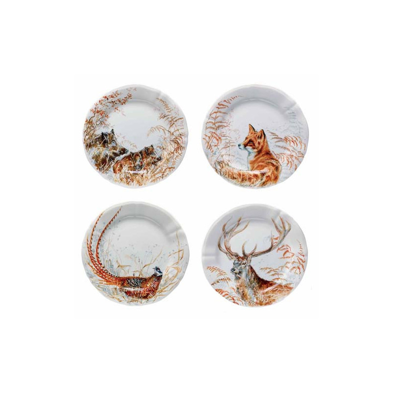 Les quatre assiettes à dessert Sologne