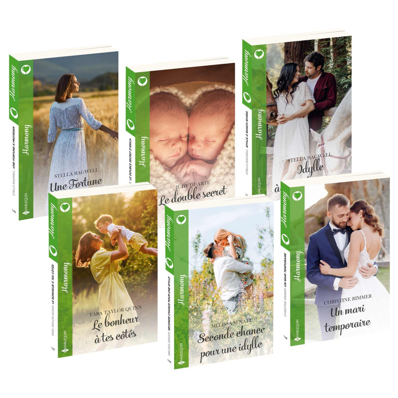 Les 6 livres Harlequin