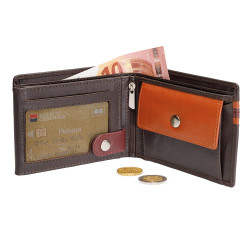 Portefeuille cuir anti-RFID