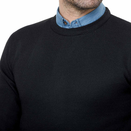 Pulls thermiques chevrons