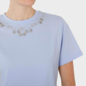 Tee-shirt broderie et strass
