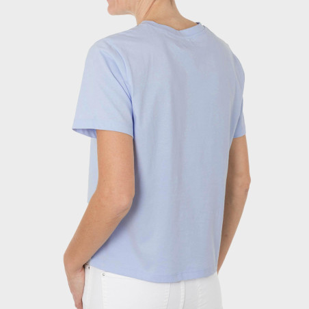 Les 3 tee-shirts broderie et strass (de même taille)