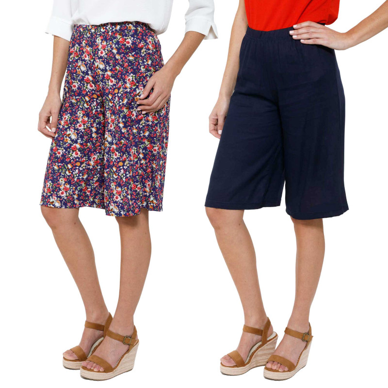 Les 2 jupes-culottes Sabrina (de même taille)