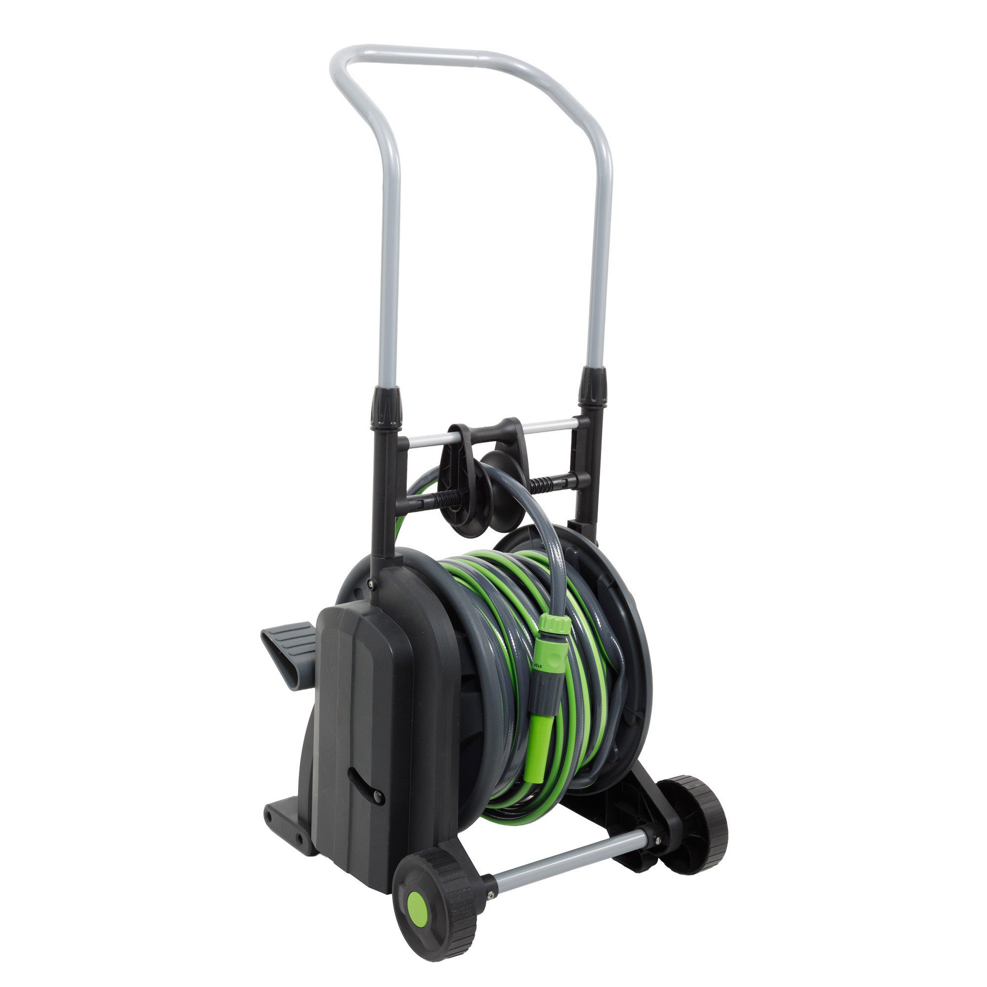 Chariot enrouleur à pédale