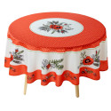 Nappe coquelicots ronde