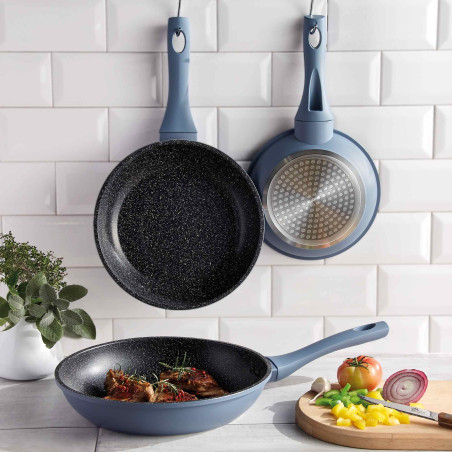 Les 3 poêles aluminium forgé