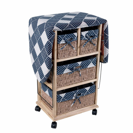 Commode de repassage pliante