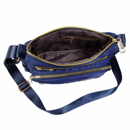 Sac à main brodé roses