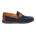 Mocassins bateau bicolores