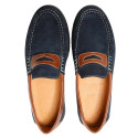 Mocassins bateau bicolores