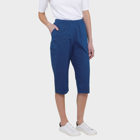 Pantacourt coton fluide