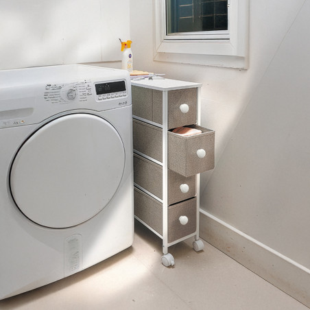 Meuble étroit 4 tiroirs