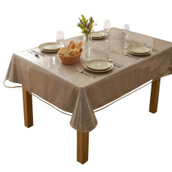 Protège-table transparent rectangulaire