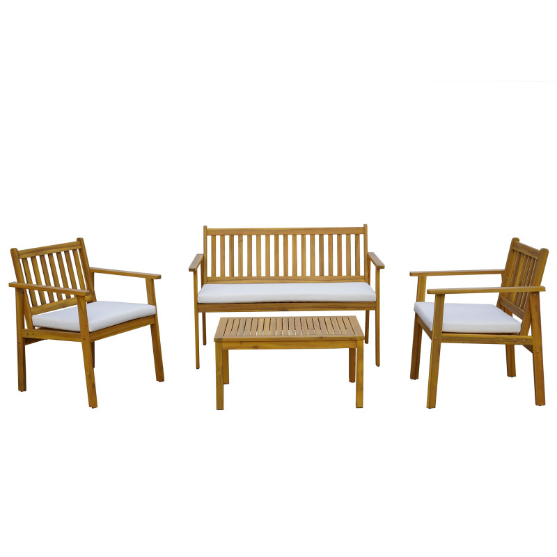 Salon de jardin bois