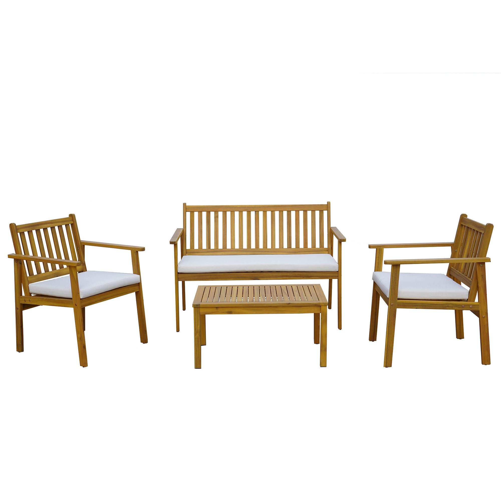 Salon de jardin bois