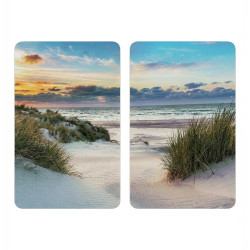 Les 2 protège-plaques Chemin des dunes