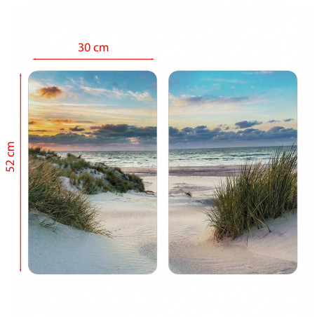 Les 2 protège-plaques et la crédence