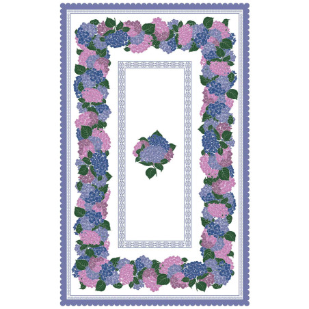 Nappe Hortensia rectangulaire (4)