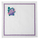 Serviettes Hortensia - les 6 (2)