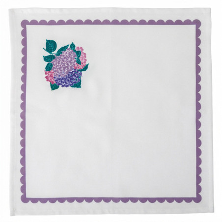 Serviettes Hortensia - les 6 (2)