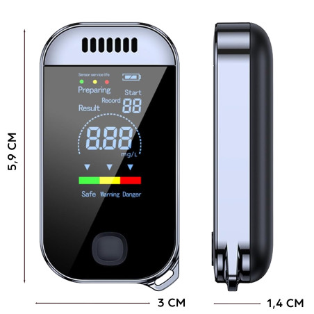 Éthylotest sans contact rechargeable (5)