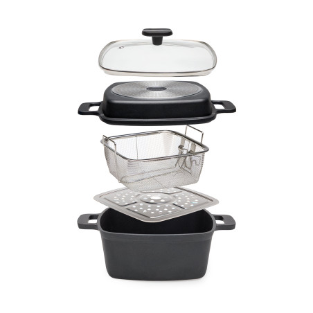 Cocotte-friteuse multifonction