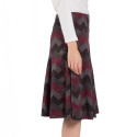 Jupe jacquard à panneaux