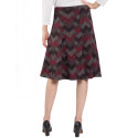 Jupe jacquard à panneaux