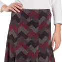 Jupe jacquard à panneaux