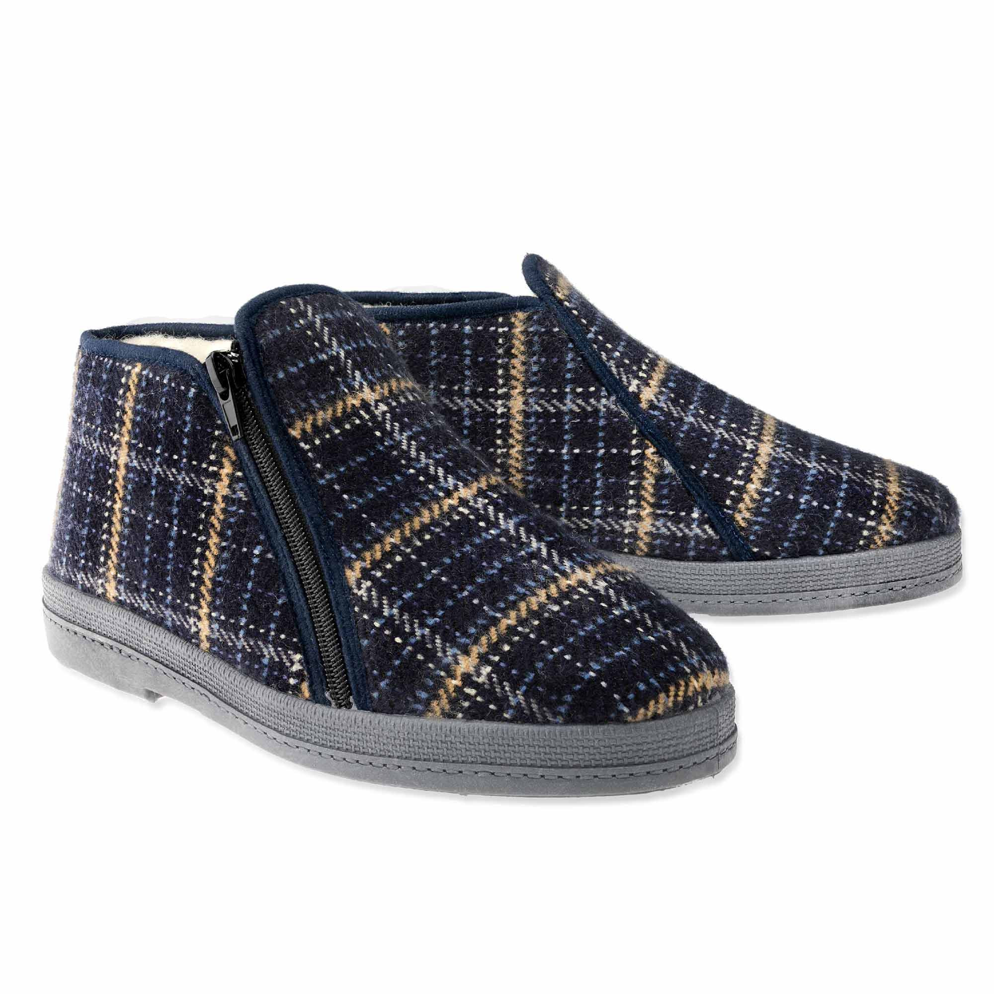 Chaussons montants fourrés laine