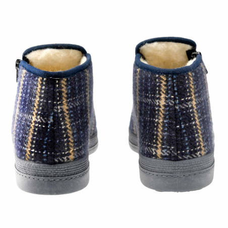 Chaussons montants fourrés laine