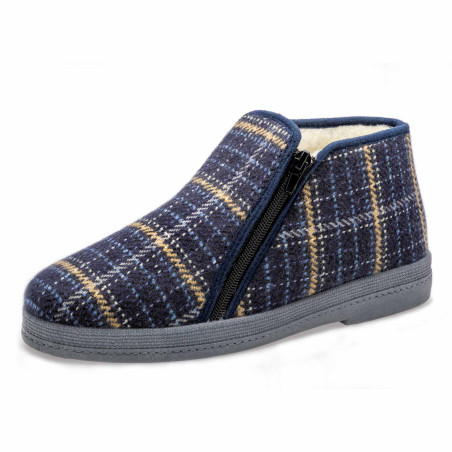 Chaussons montants fourrés laine