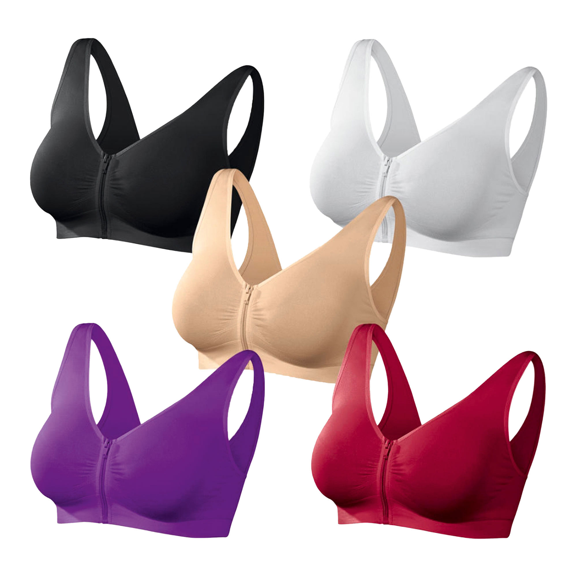 Les 5 brassières zippées