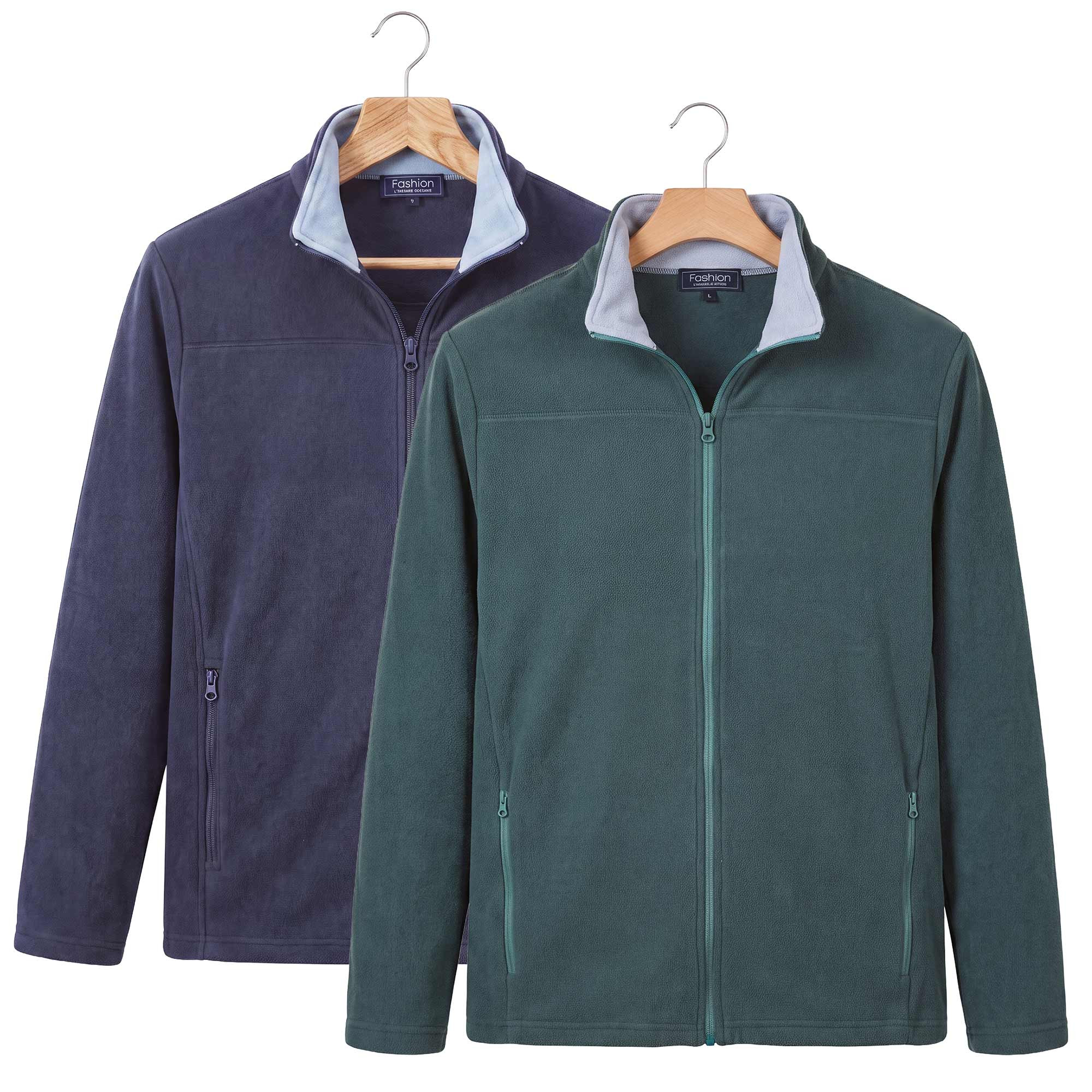 Les 2 vestes polaire (de même taille)