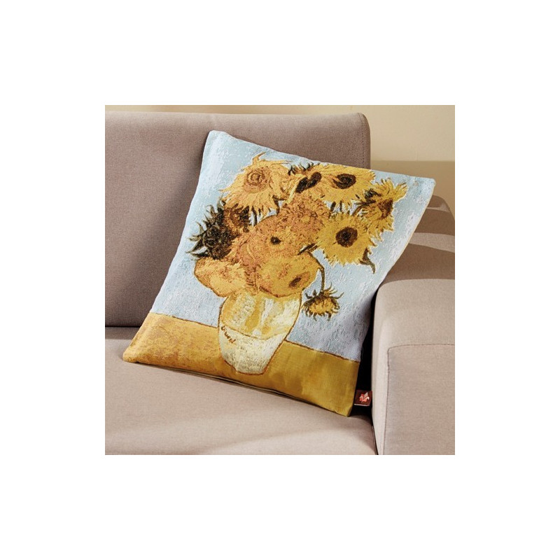 Housse de coussin  «Les Tournesols»