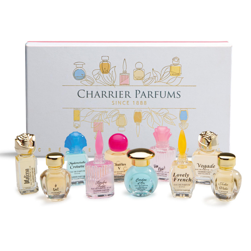Coffret miniatures Parfums de France